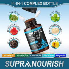 L-Theanine and Phosphatidylserine components in supplement