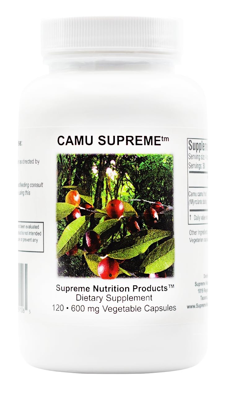 Supreme Nutrition Camu Supreme bottle with 120 capsules
