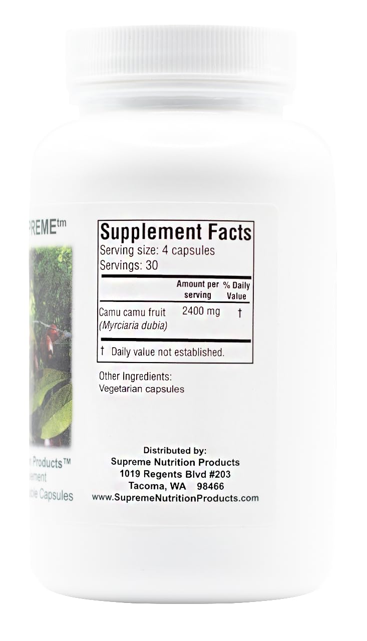 Lab tested quality seal for Camu Supreme