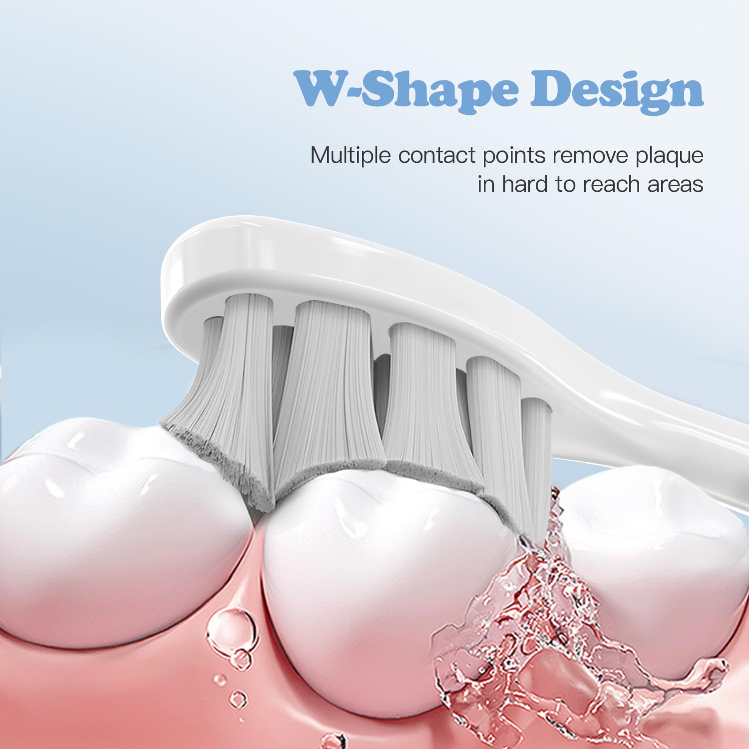 Power tips on SURI replacement brush head