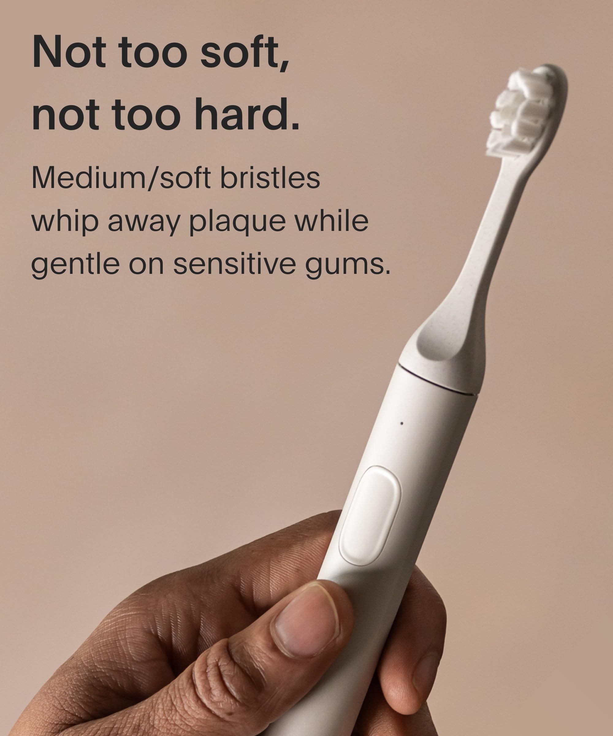 Replacement heads with built-in tongue scraper for SURI Sonic toothbrush