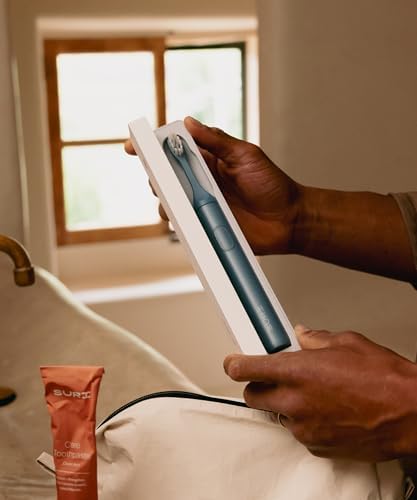 One-button control on the case with toothbrush inside