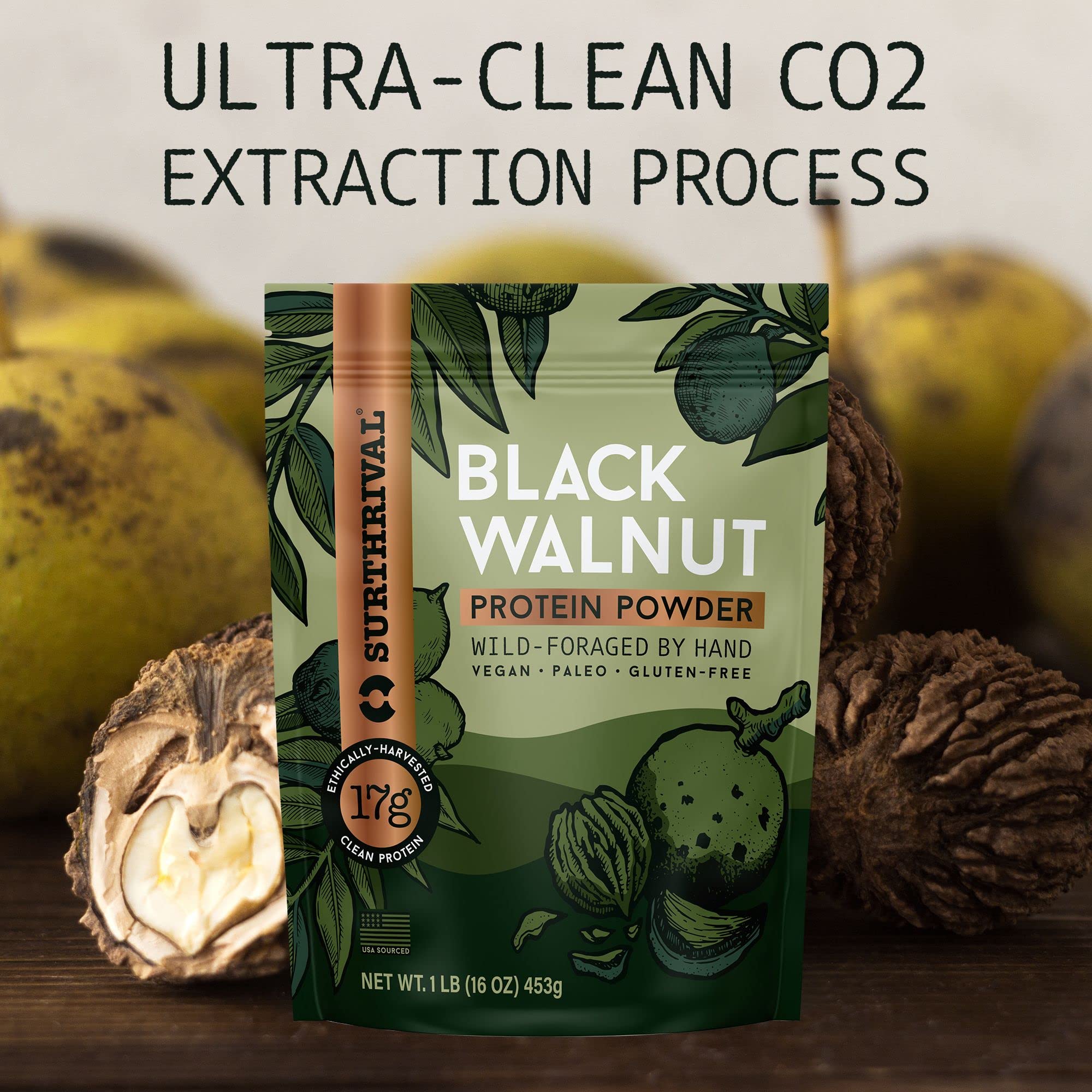 Surthrival CO2 extraction process—clean method for high-quality protein.