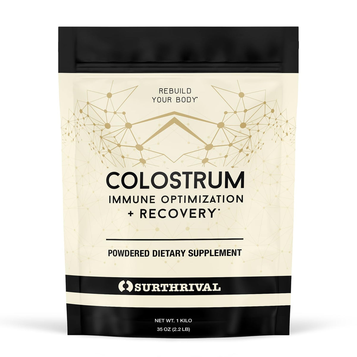Surthrival Colostrum Powder 1kg front view