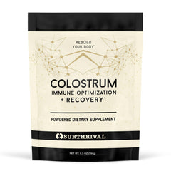 Surthrival Colostrum Powder 6.5oz bottle label