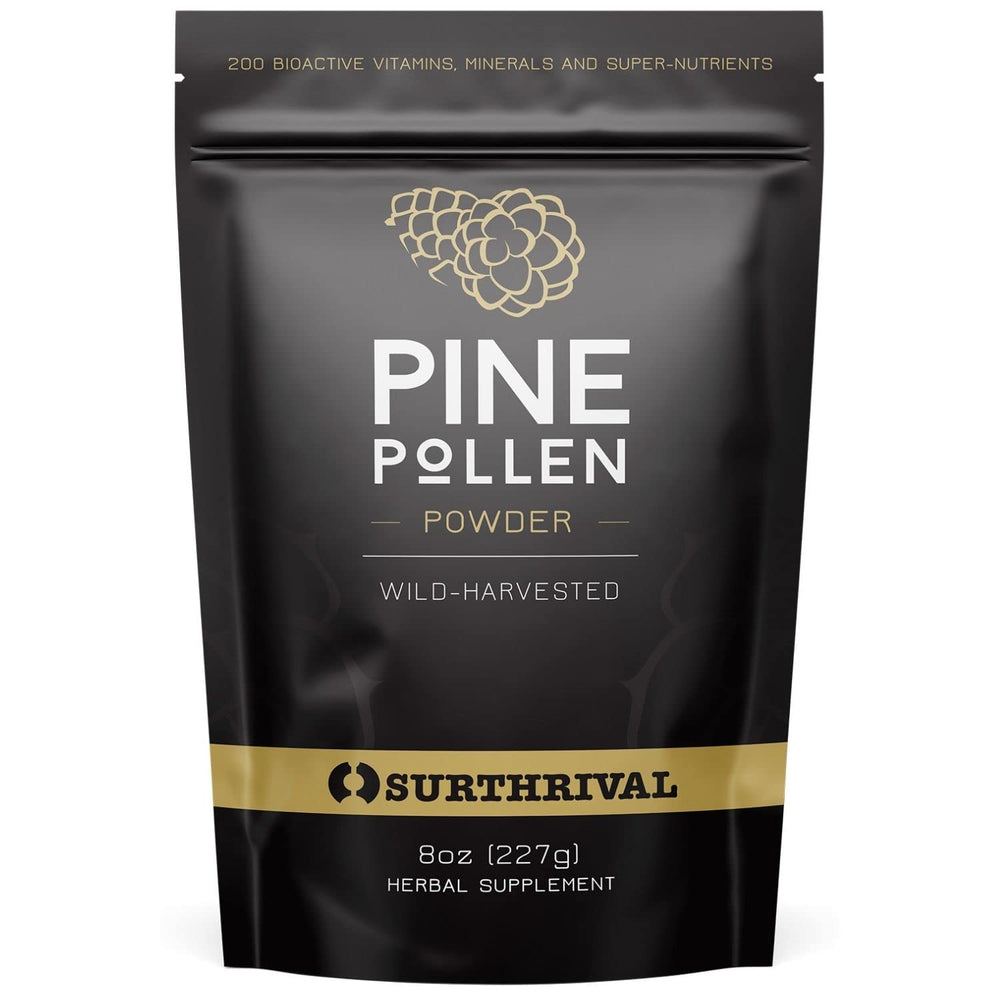 Surthrival Pine Pollen Powder 8 oz jar – wild harvested