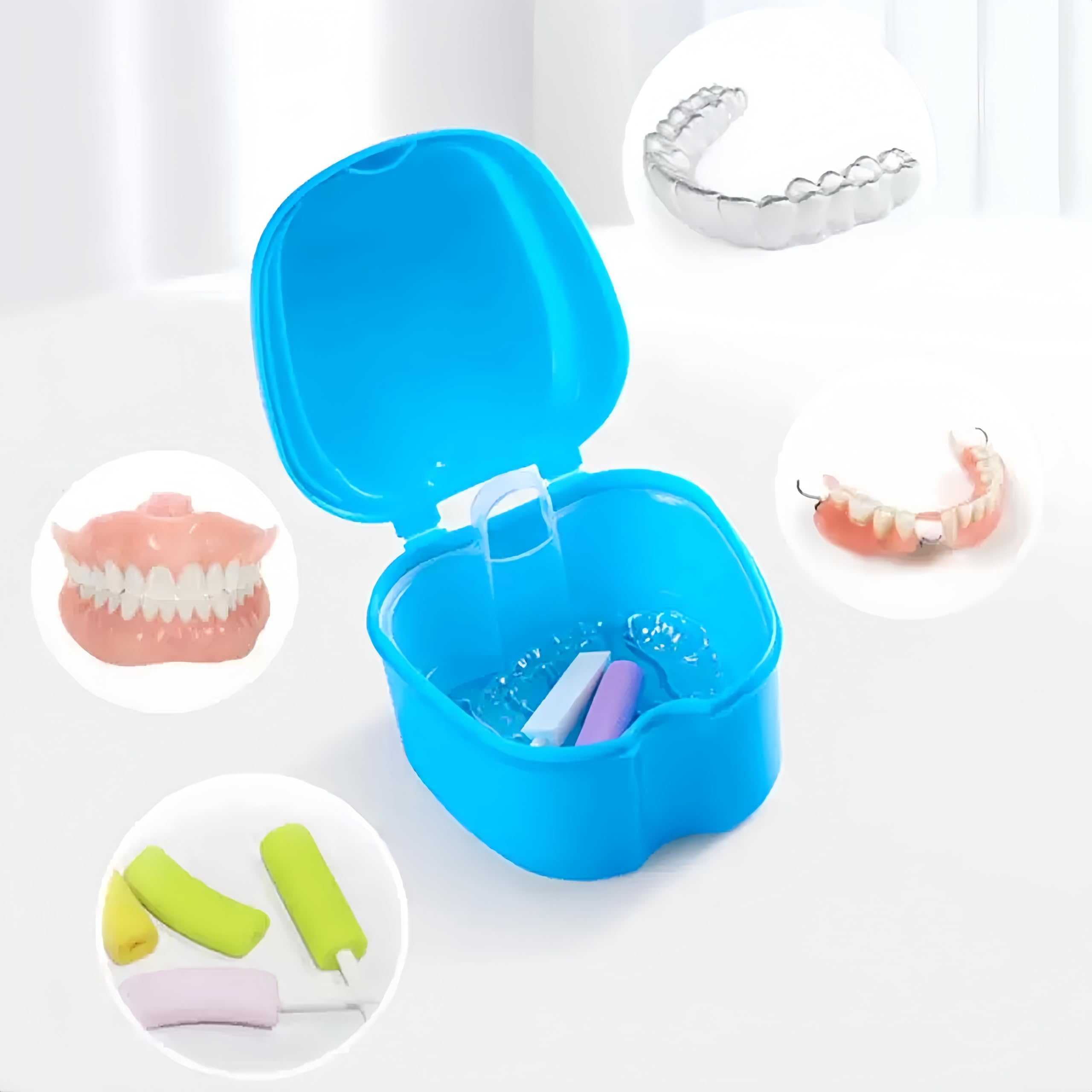 Close-up of dual-head toothbrush bristles