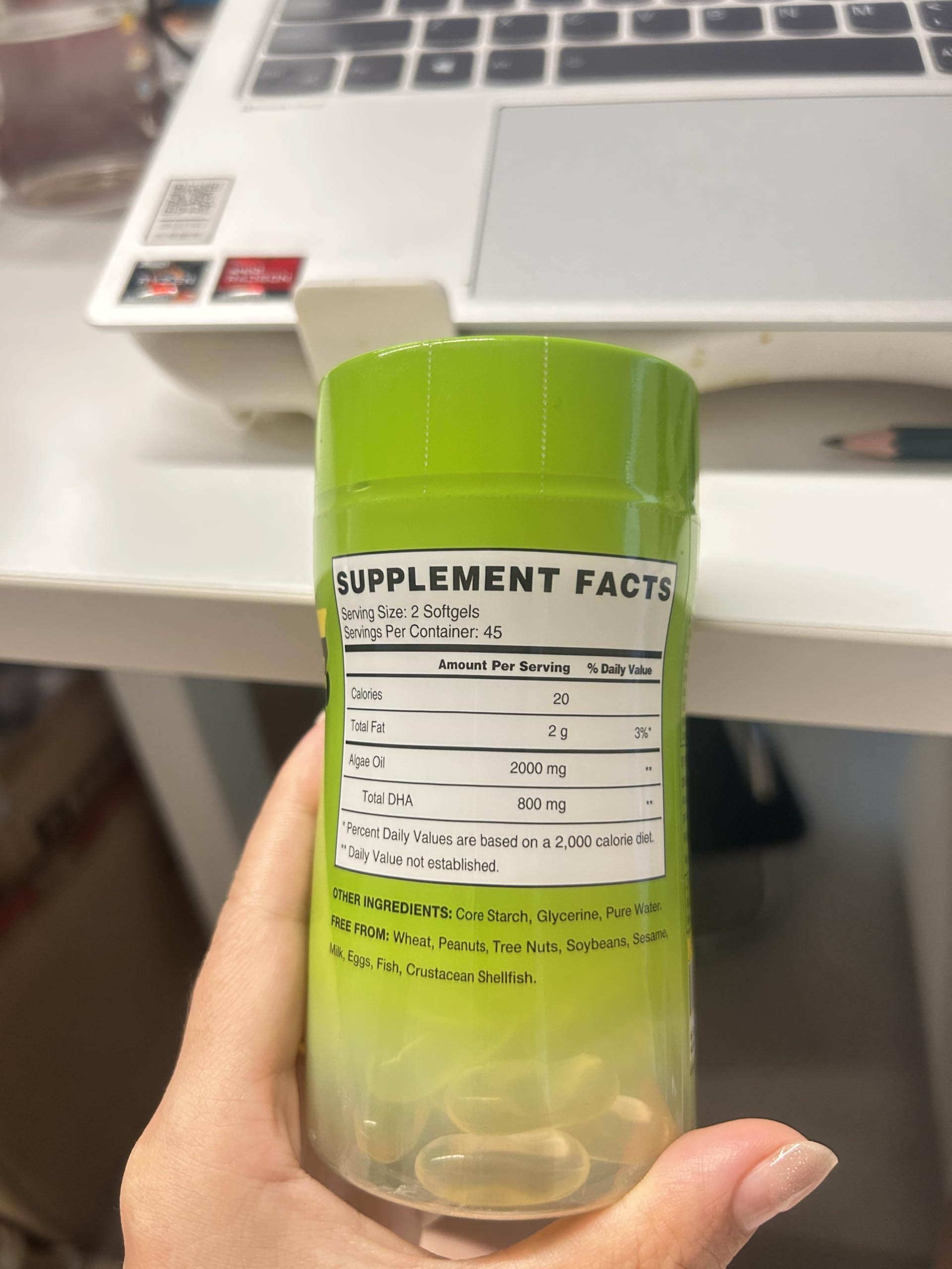 Sustainable, fish-free algae DHA supply