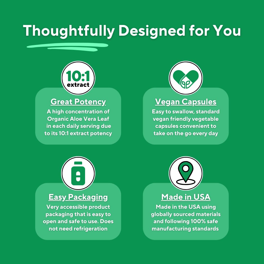 Sustainably sourced Aloe Vera leaves