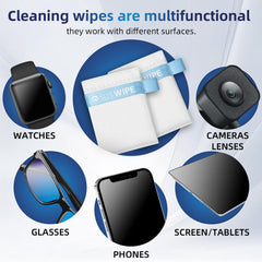 SusWipe packaging featuring two grey wipes
