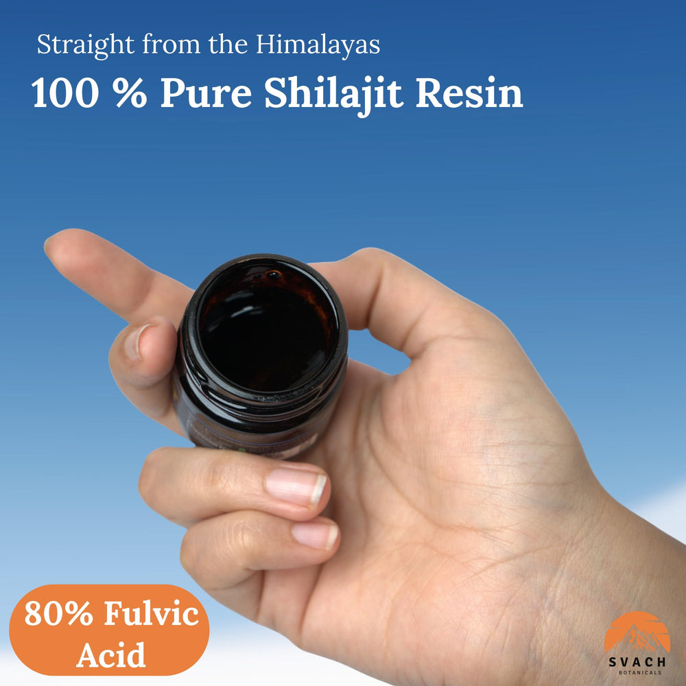 Himalayan gold grade Svach Botanicals Shilajit Resin origin