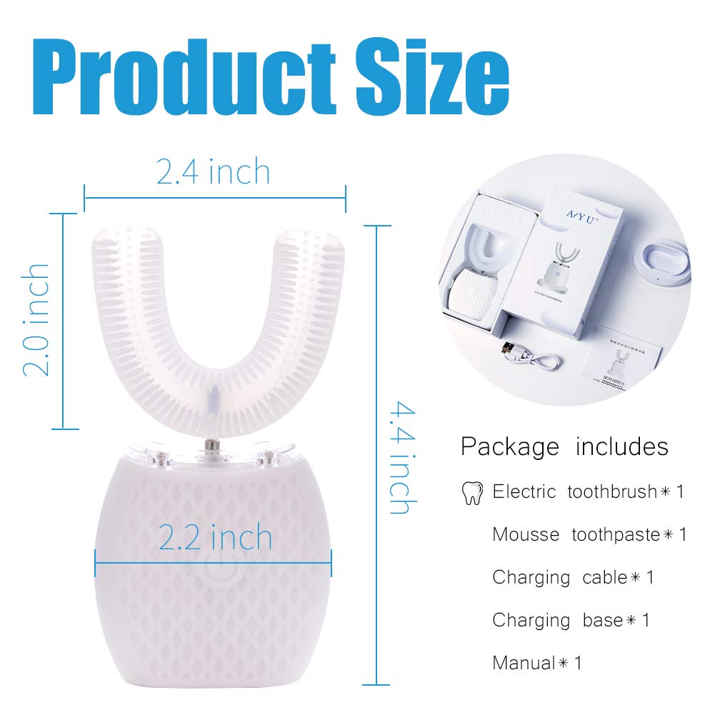 Unique U-shape design for deep cleaning
