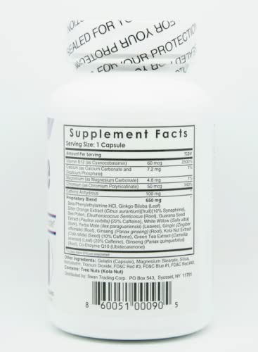 Swan Extreme OxyElite Pro Strength bottle label close-up