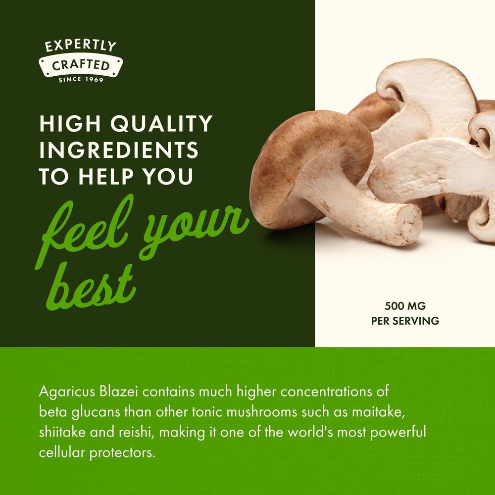 Two-pack packaging for Swanson Agaricus Blazei Mushroom Extract