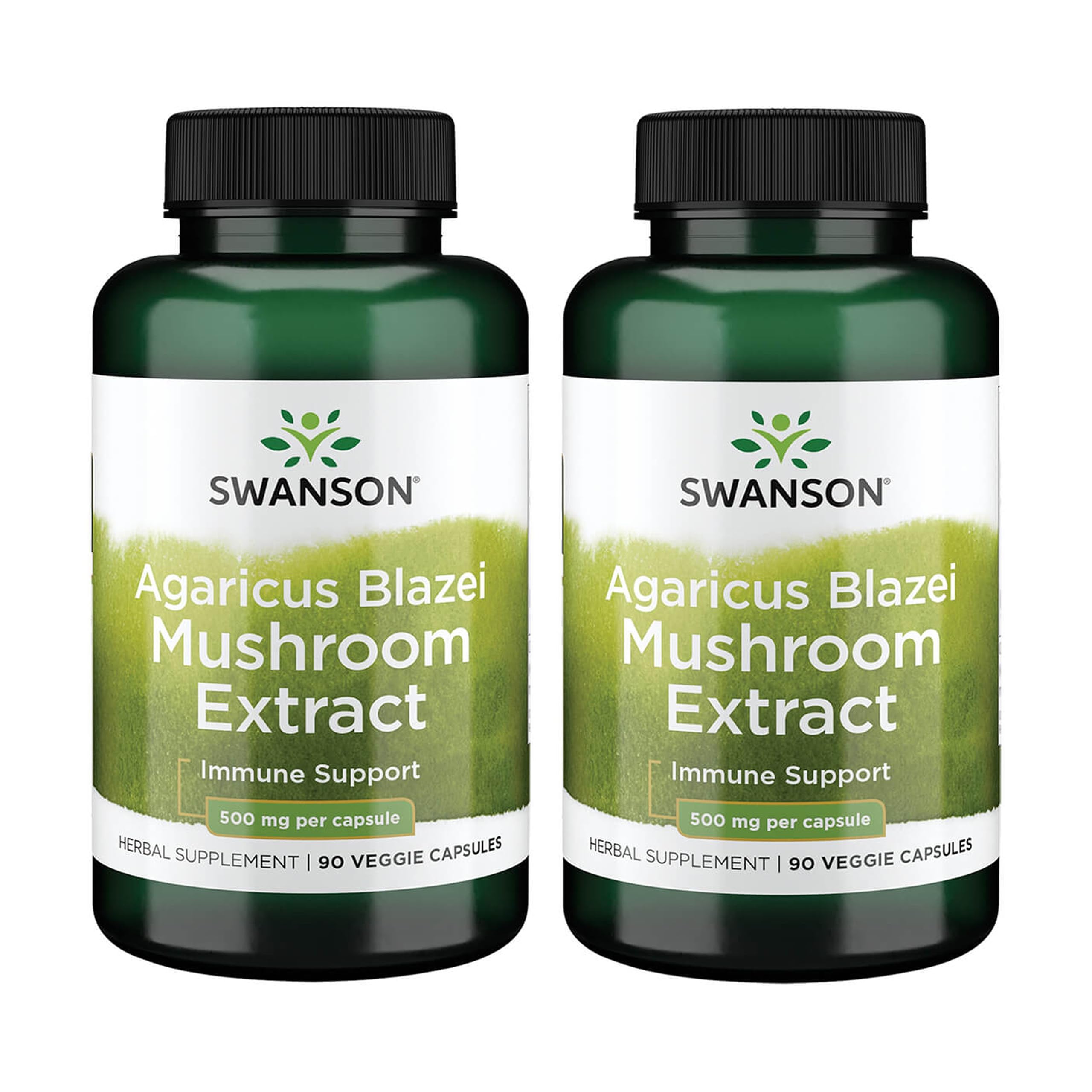 Swanson Agaricus Blazei Mushroom Extract bottle front view