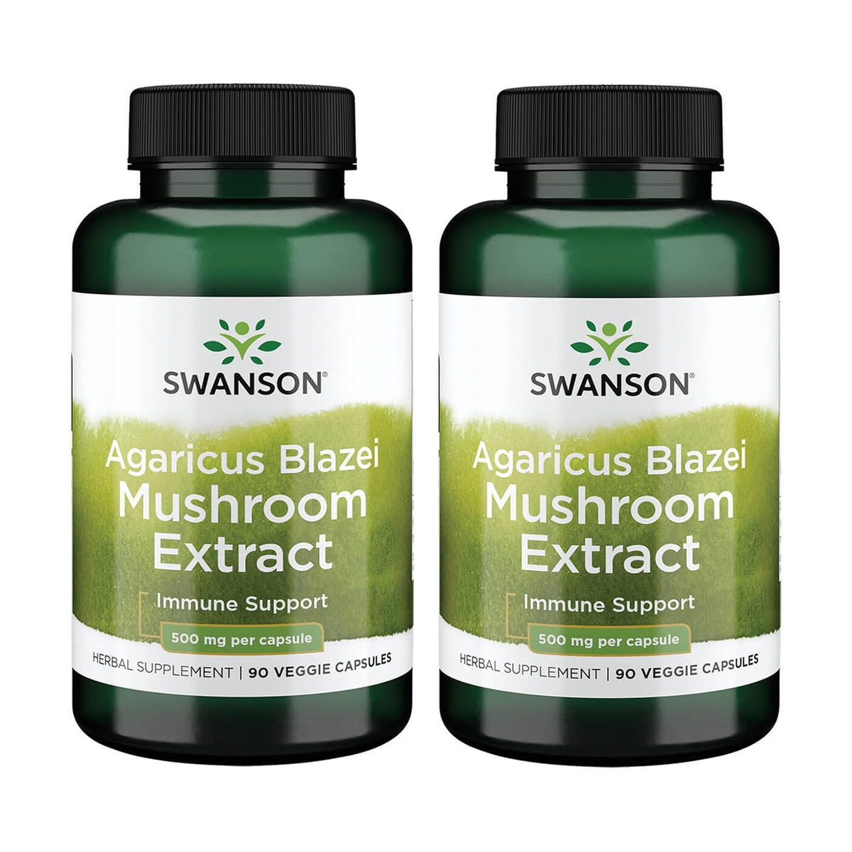 Swanson Agaricus Blazei Mushroom Extract bottle front view
