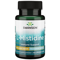 AjiPure L-Histidine 500 mg vegetarian capsules bottle – Swanson