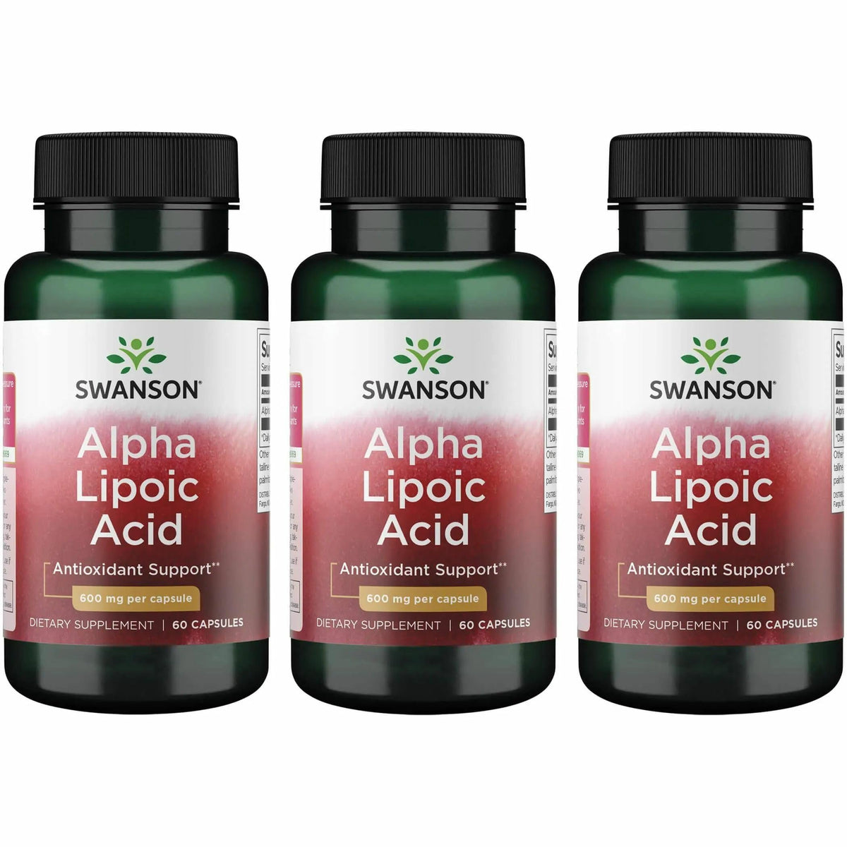 Swanson Alpha Lipoic Acid 3-pack hero image