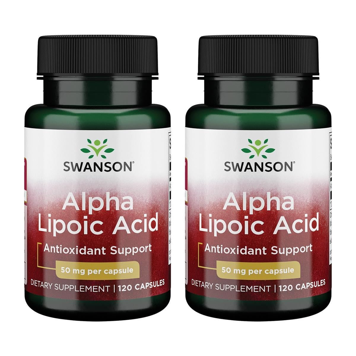 Swanson Alpha Lipoic Acid 50 mg – 120 capsules (2 pack) bottle
