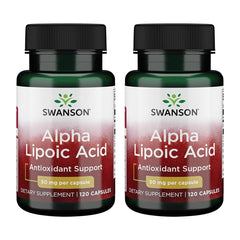 Swanson Alpha Lipoic Acid 50 mg – 120 capsules (2 pack) bottle