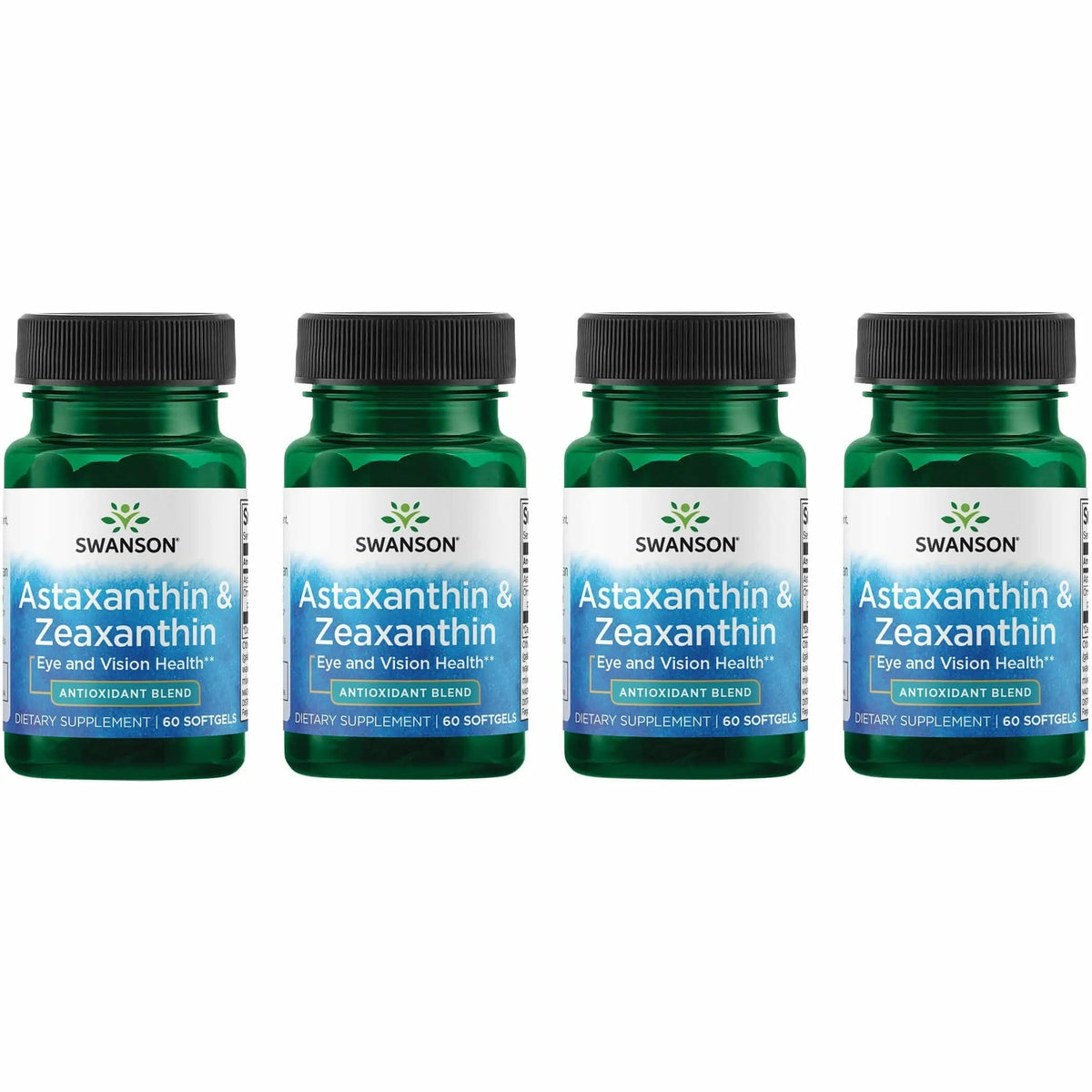 Product packaging for Swanson Astaxanthin & Zeaxanthin softgels