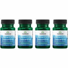 Product packaging for Swanson Astaxanthin & Zeaxanthin softgels