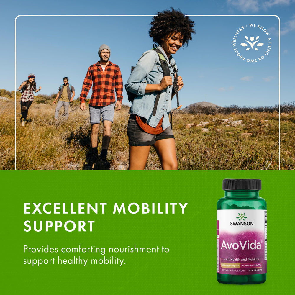 Active lifestyle image featuring a person with Swanson AvoVida