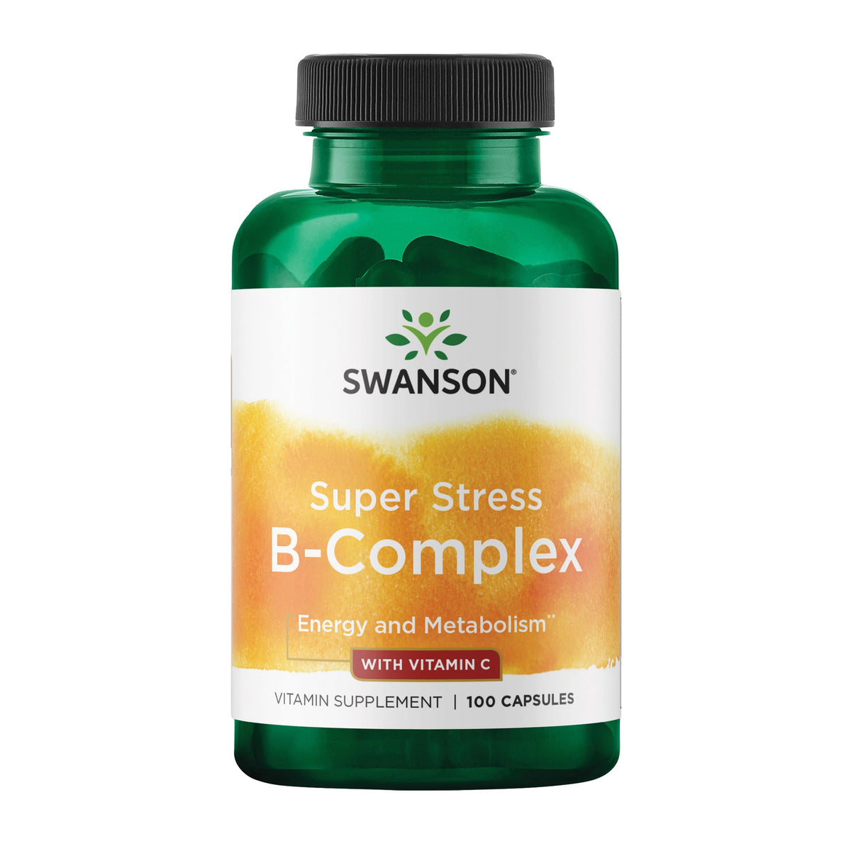 Swanson Vitamin B-Complex 100 capsules - front view