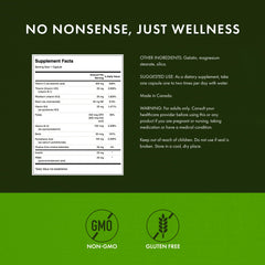 Swanson B-Complex label and vitamin C information