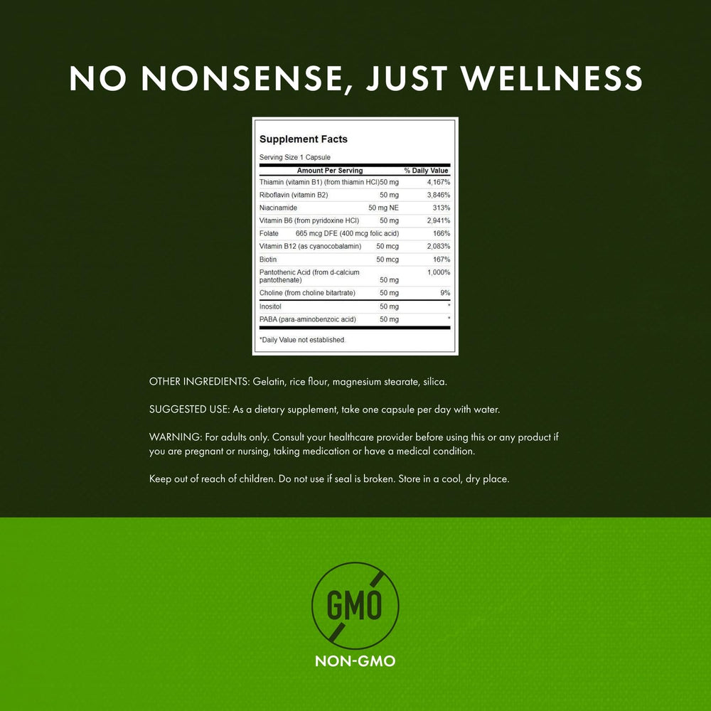 Swanson Balance B-50 Complex label close-up