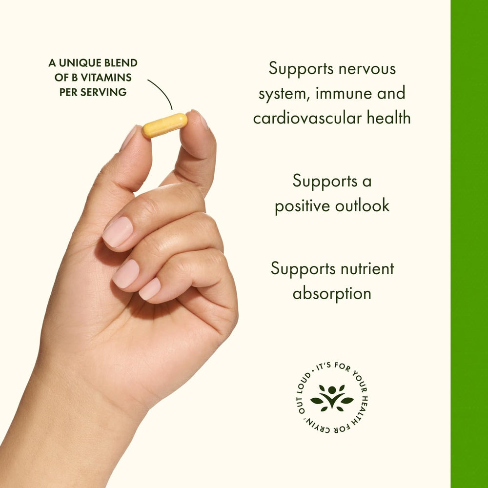 Nutritional facts panel of Swanson B-50 B-Complex
