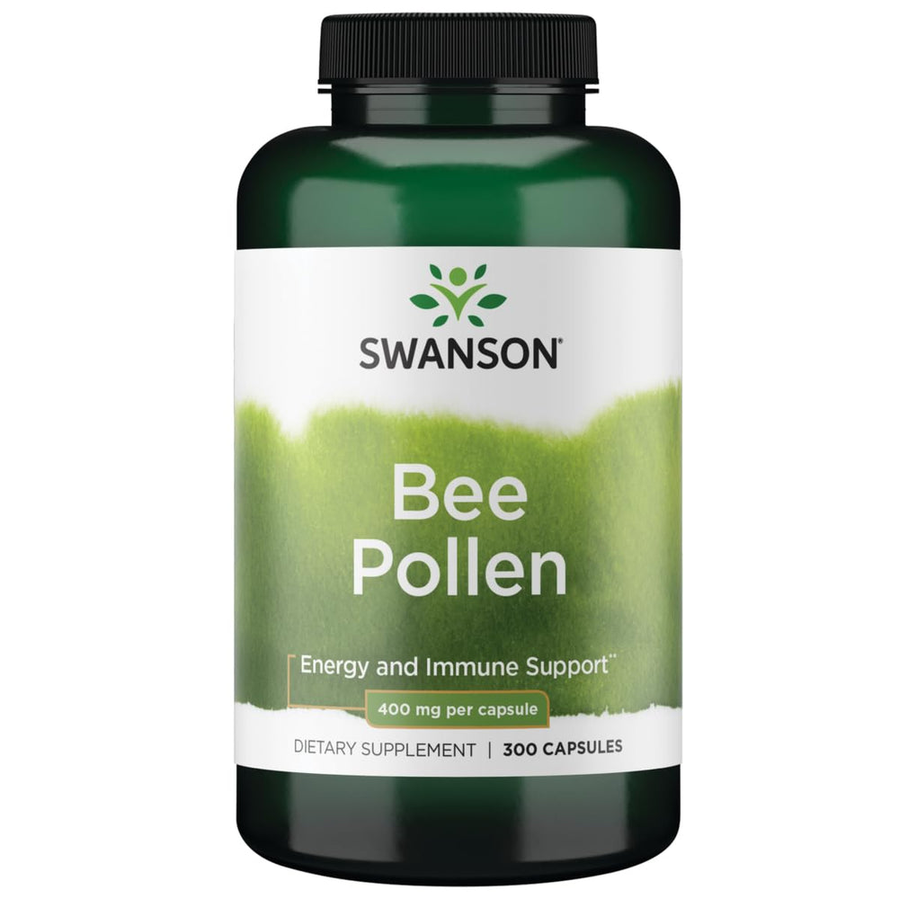 Swanson Bee Pollen 400 mg bottle – 300 capsules