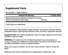 Berberine Advanced product with Berbevis Phytosome