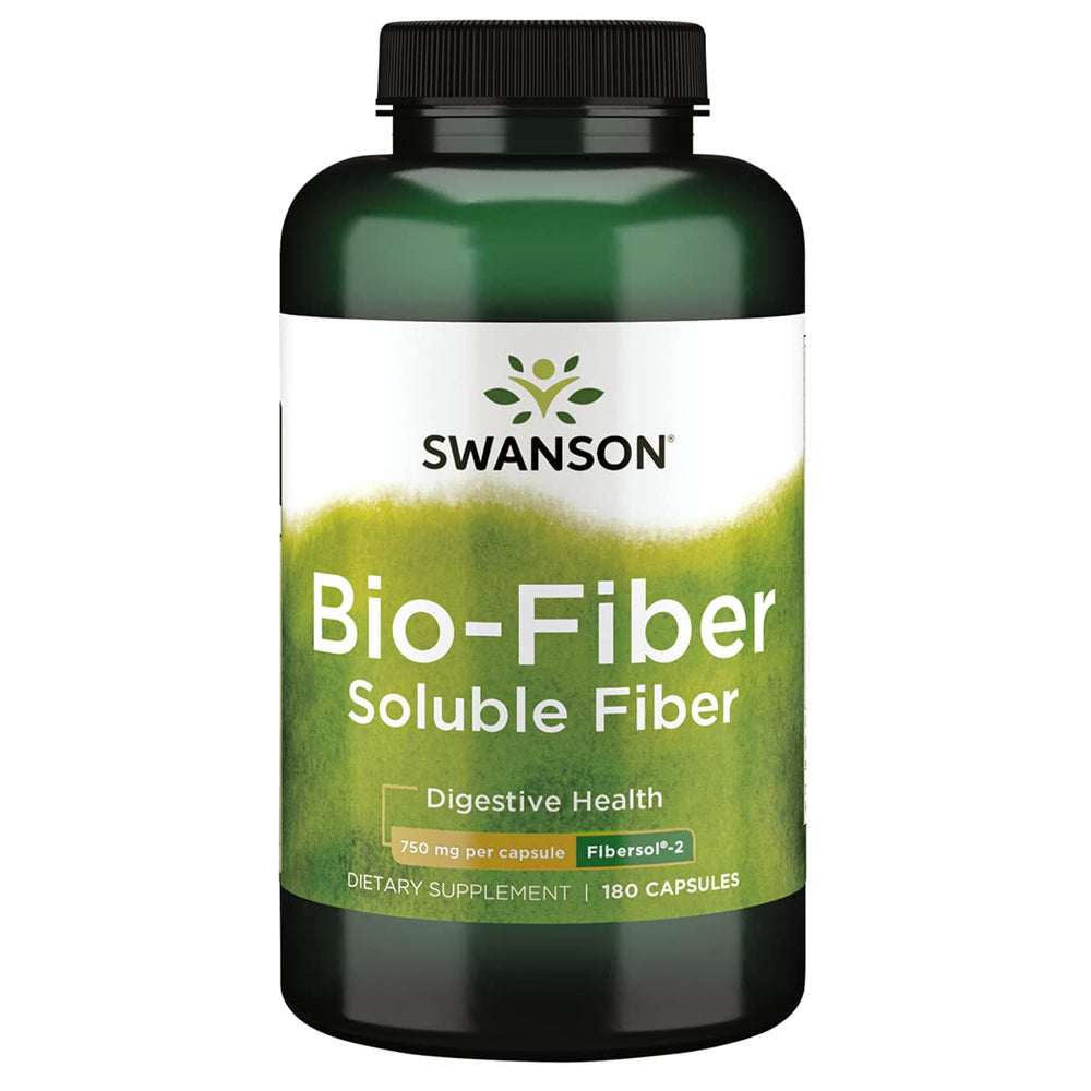 Swanson Bio-Fiber 750 mg bottle – hero image