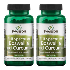 Swanson Full Spectrum Boswellia & Curcumin bottle front view