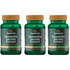 Bottle of Swanson Boswellia Serrata Extract 125 mg with 60 vegetarian capsules