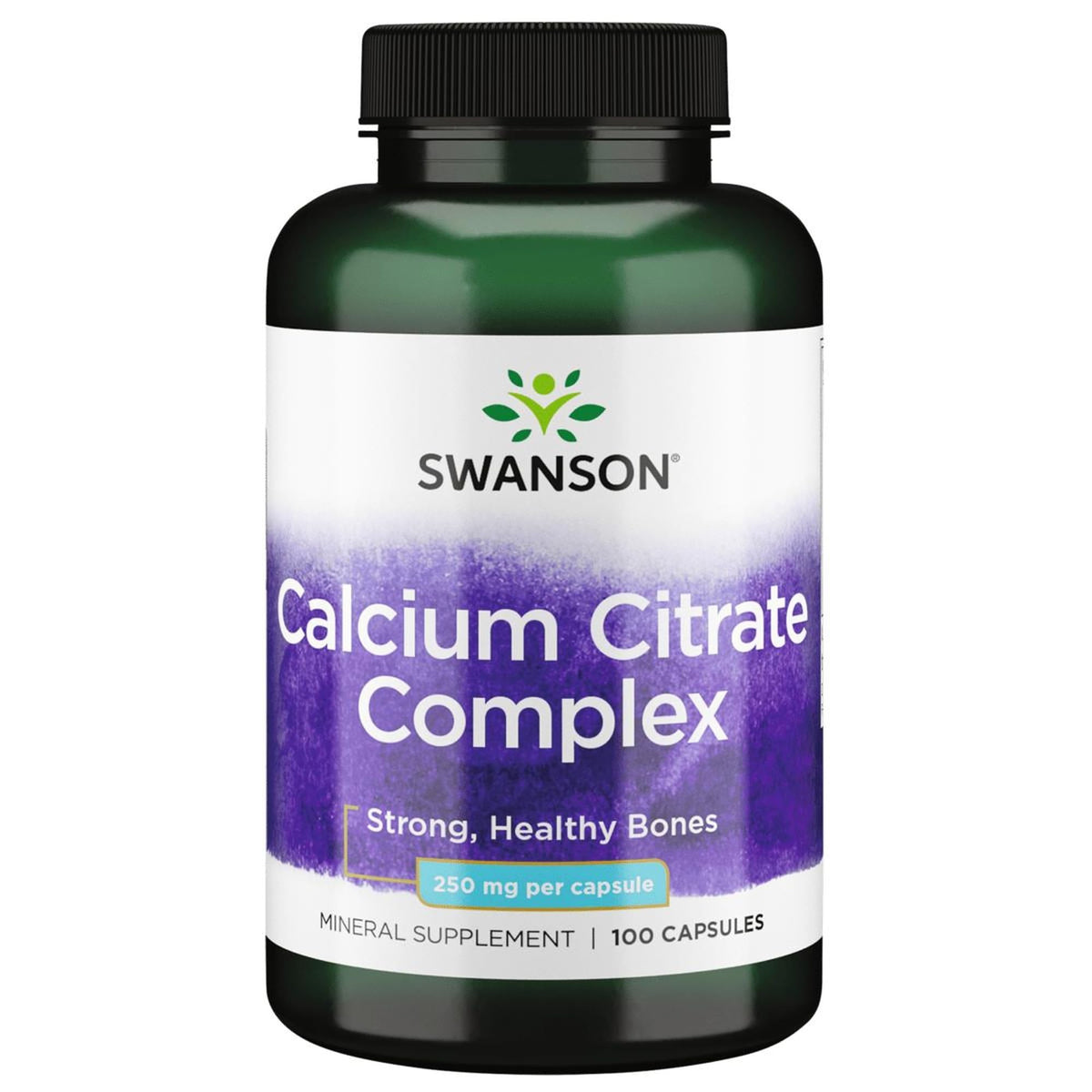 Swanson Calcium Citrate Complex bottle on white background