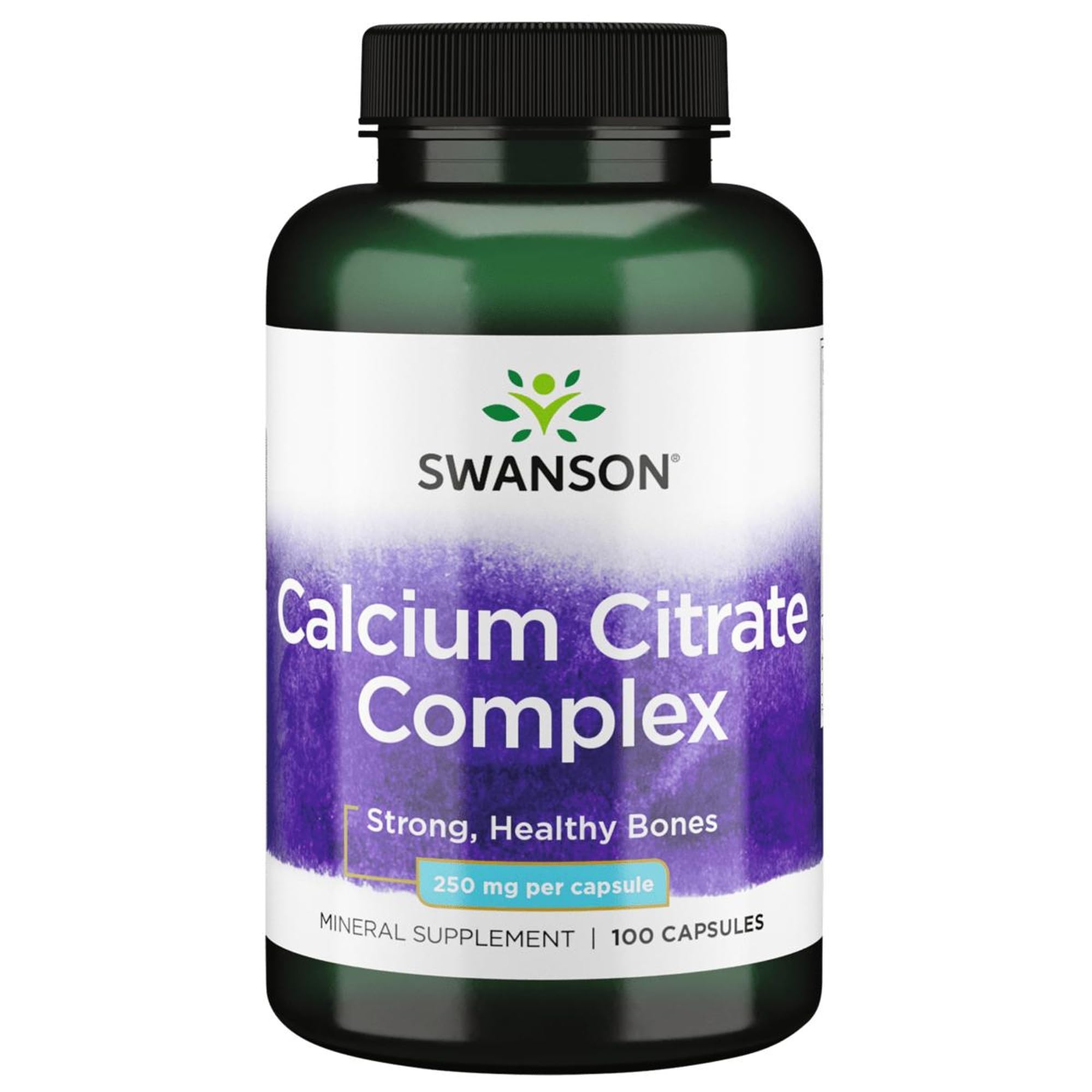 Swanson Calcium Citrate Complex bottle with 100 capsules