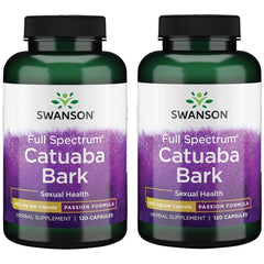 Swanson Catuaba Bark 465 mg - 120 capsules (2 pack)