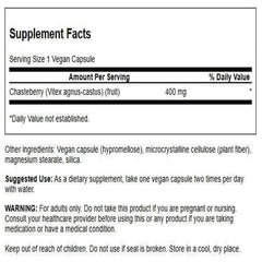 Close-up of Swanson Chasteberry Fruit capsules