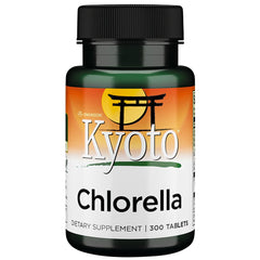 Swanson Chlorella 194 mg 300 Tabs bottle front view