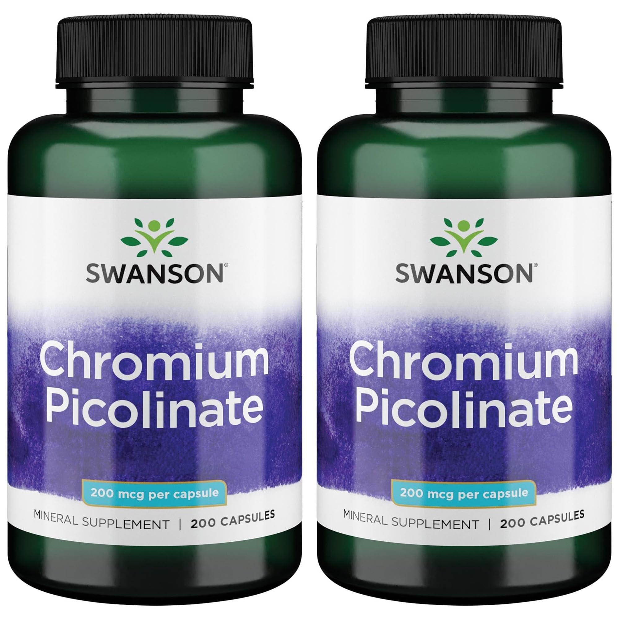 Swanson Chromium Picolinate bottle front view