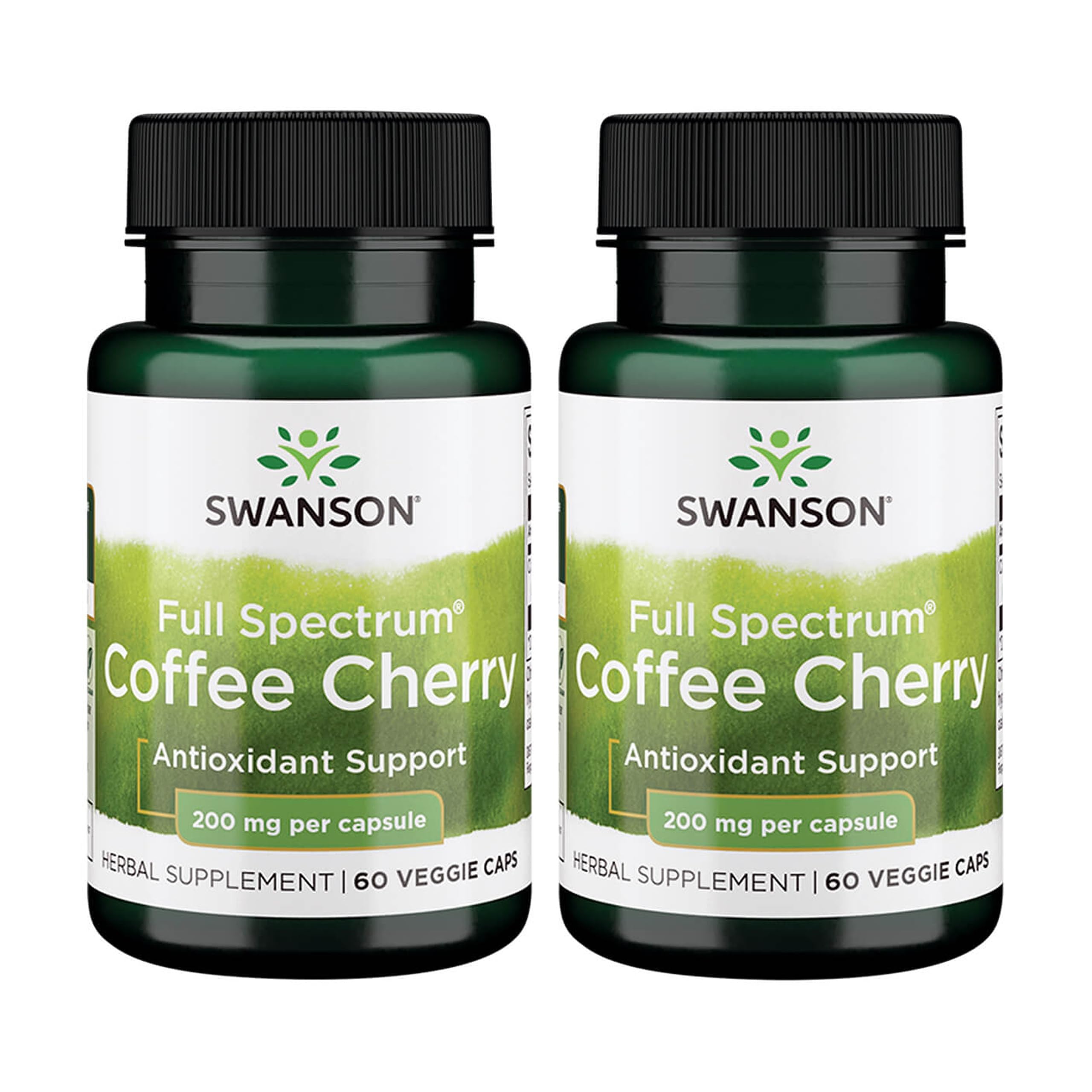 Swanson Full-Spectrum Coffee Cherry immune-support capsules bottle (60-count)