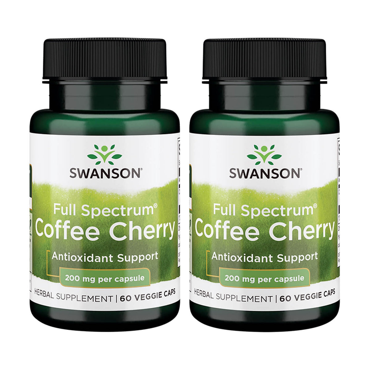 Swanson Full-Spectrum Coffee Cherry immune-support capsules bottle (60-count)