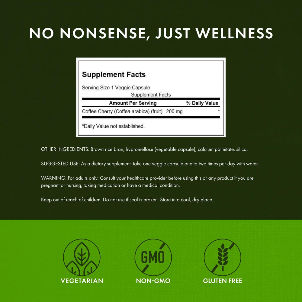 Swanson immune-support coffee cherry supplement bottles with 60 veggie capsules