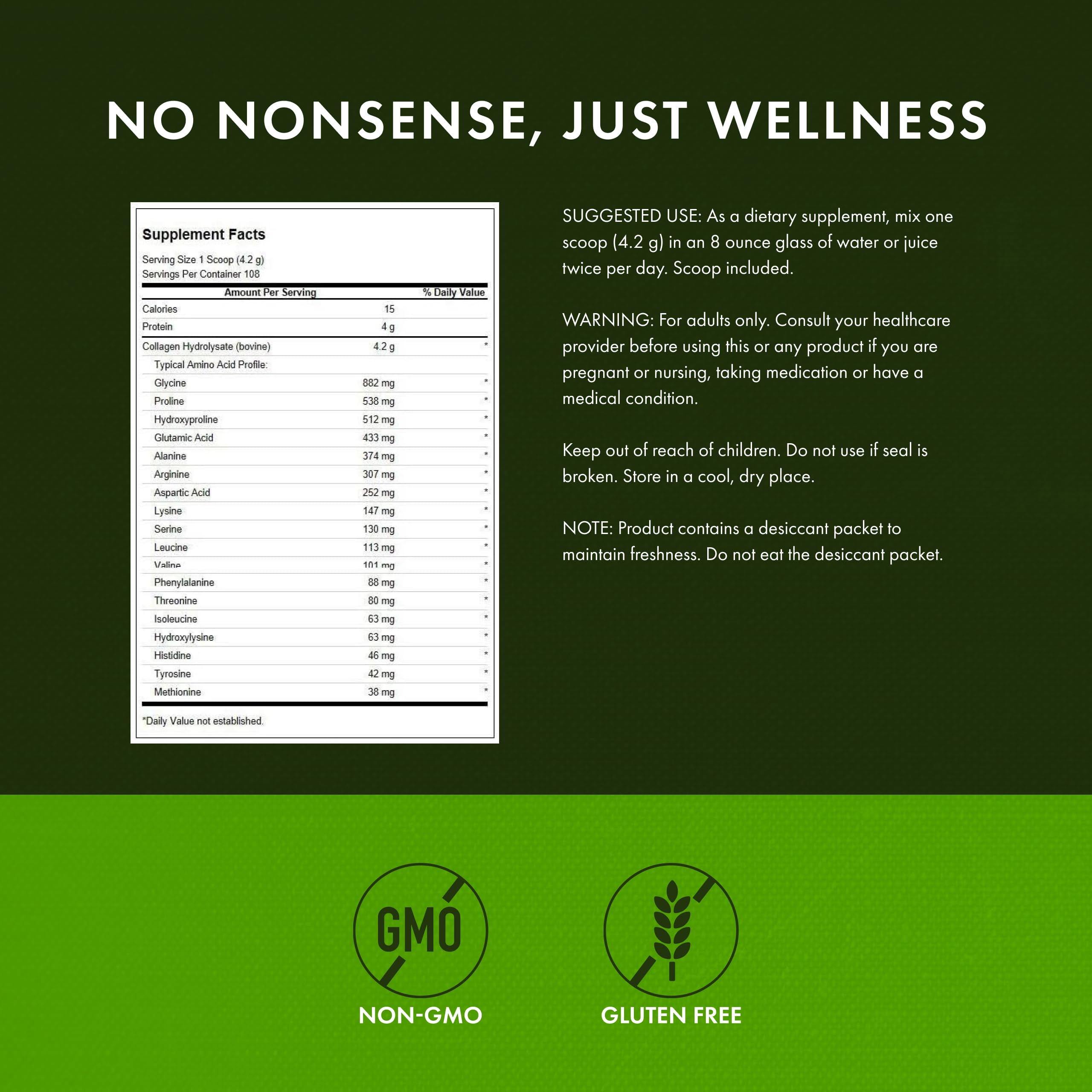 Graphic highlighting bone health and joint support from collagen
