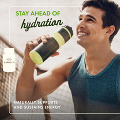 Close-up of Concentrace 72 minerals label on bottle