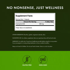 Swanson CoQ10 200 mg bottle front label
