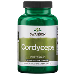 Bottle of Swanson Cordyceps 600 mg, 120 capsules