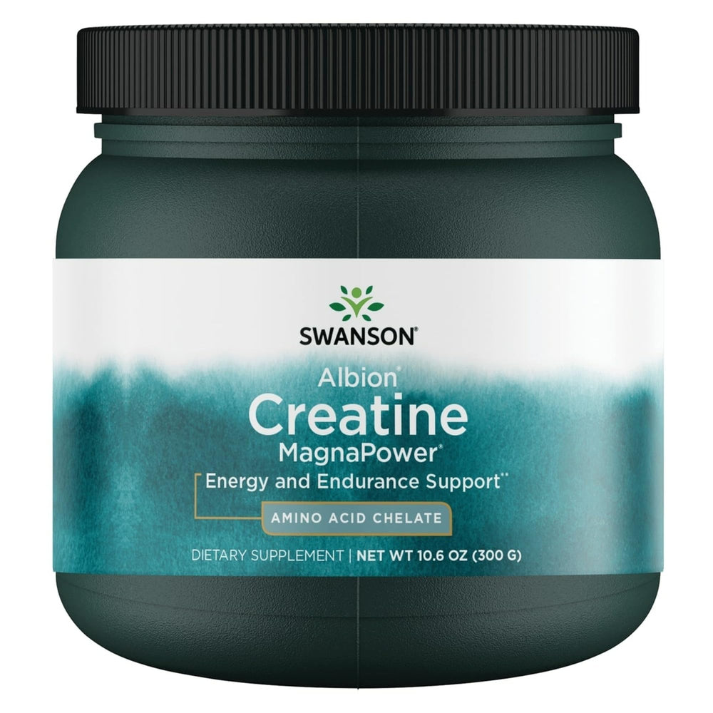Swanson Creatine MagnaPower 300 g powder container front view